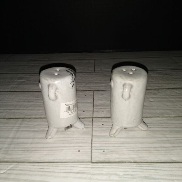 Bloomingville Stoneware Face Salt And Pepper Kitchen Decorative Shakers Set - Picture 7 of 9